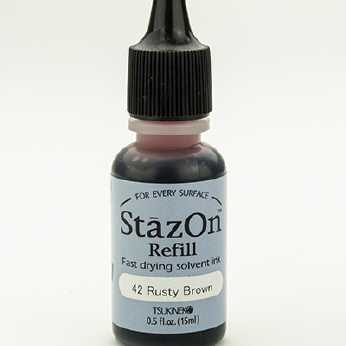 StazOn Refill Rusty Brown