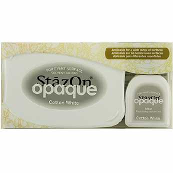 StazOn Opaque Cotton White