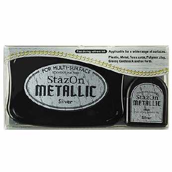 StazOn Metallic Silber