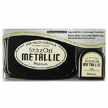 StazOn Metallic Platinum