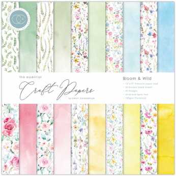 Craft Consortium Paper Pad Bloom & Wild 12x12"