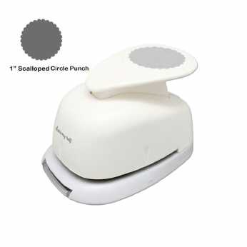 Dress my craft Punch Scalloped Circle 1"