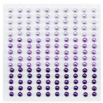 Nellie�s Klebeperlen 4 mm Set lila