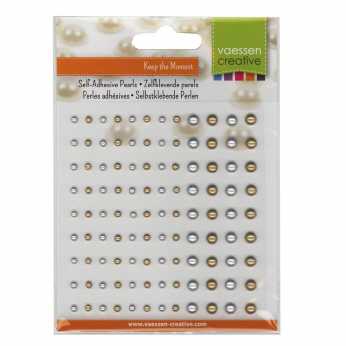 Vaessen Halbperlen Gold & Silber matt