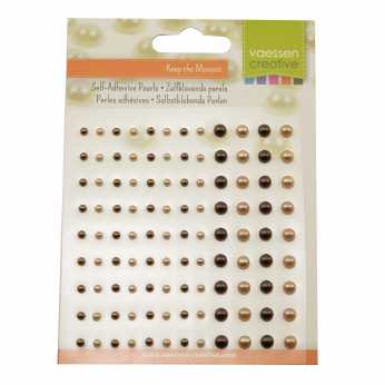 Vaessen Halbperlen Copper and Apricot