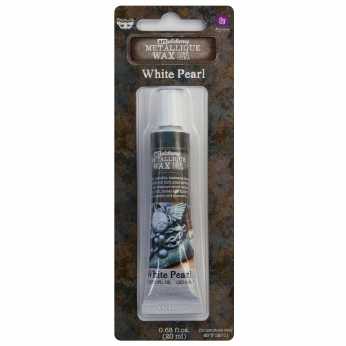 Finnabair Art Alchemy Metallique Wax White Pearl
